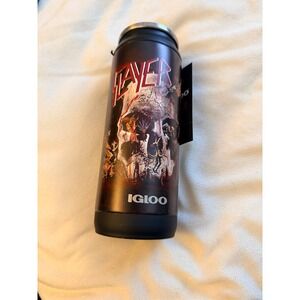 Igloo x Slayer South of Heaven 16oz Stainless Steel Can Tumbler Black Red NEW